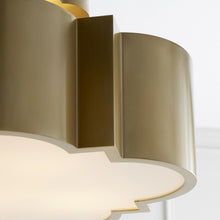 Load image into Gallery viewer, Wyatt Semi Flush Mount Ceiling Light in Detail.
