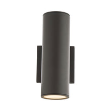 Load image into Gallery viewer, Cylinder Outdoor LED Wall Light in Detail.
