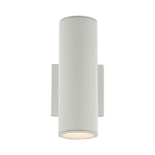 Load image into Gallery viewer, Cylinder Outdoor LED Wall Light in Detail.
