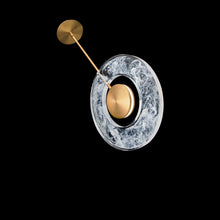 Load image into Gallery viewer, Cymbal LED Pendant Light in Detail.
