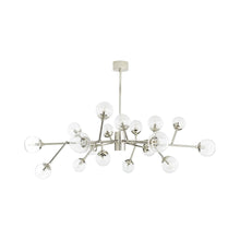 Load image into Gallery viewer, Dallas Chandelier in Polished Nickel(18-Light).

