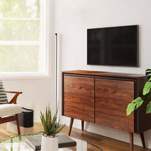 Load image into Gallery viewer, Axis LED Floor Lamp in living room.
