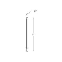 Load image into Gallery viewer, Axis LED Path Light - line drawing.
