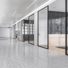 Load image into Gallery viewer, Boulevard LED Linear Recessed Light in office.
