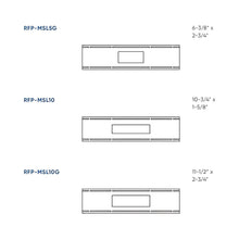 Load image into Gallery viewer, Drilling Template For MSL Series - line drawing.
