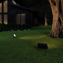 Load image into Gallery viewer, Horizon Outdoor LED Flood Light in Outside Area.
