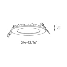 Load image into Gallery viewer, Access LED Recessed Light - line drawing.
