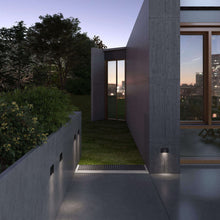 Load image into Gallery viewer, Arc LED Recessed Step Light Outside Area.
