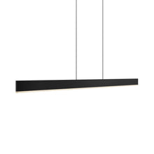 Load image into Gallery viewer, Beam Slim Linear LED Pendant Light in Black (72-Inch).
