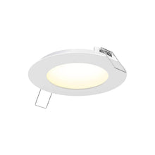 Load image into Gallery viewer, Excel CCT LED Recessed Panel Light in White (Round/Medium).
