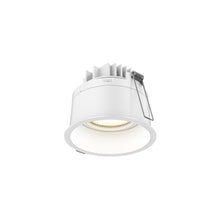 Load image into Gallery viewer, Facet CCT Indoor/Outdoor LED Recessed Light in White (Medium).
