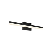 Load image into Gallery viewer, Lyra LED Bath Vanity Light in Black (Small).
