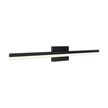 Load image into Gallery viewer, Lyra LED Bath Vanity Light in Black (Large).
