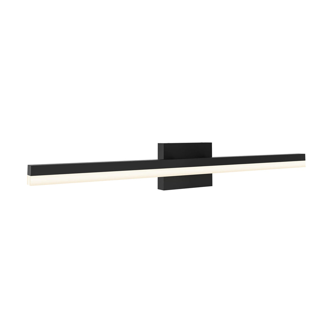 Lyra LED Bath Vanity Light in Black (Large).