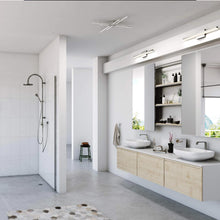 Load image into Gallery viewer, Lyra LED Bath Vanity Light in bathroom.
