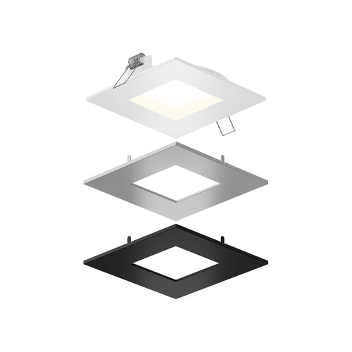 Mystique Square LED Recessed Panel Light.