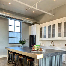 Load image into Gallery viewer, Mystique Square LED Recessed Panel Light in dining room.
