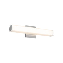 Load image into Gallery viewer, Nobel One LED Vanity Light in Satin Nickel (Small).
