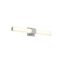 Load image into Gallery viewer, Nobel Two LED Vanity Light in Satin Nickel (Small).
