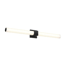 Load image into Gallery viewer, Nobel Two LED Vanity Light in Black (Large).
