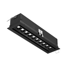 Load image into Gallery viewer, Pinpoint LED Recessed Down Light in Black (10-Light/30-Degree Swivel).
