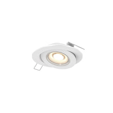 Load image into Gallery viewer, Pivot LED Gimble Recessed Light in White (3-Round).
