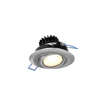 Load image into Gallery viewer, Scope LED Gimble Recessed Light in Satin Nickel (Small/8W).
