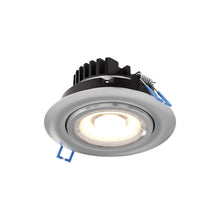 Load image into Gallery viewer, Scope LED Gimble Recessed Light in Satin Nickel (Large/11W).
