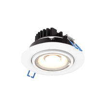 Load image into Gallery viewer, Scope LED Gimble Recessed Light in White (Large/11W).

