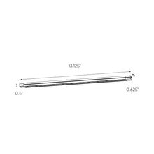 Load image into Gallery viewer, Swivled High Power LED Linear Strip Light - line drawing.
