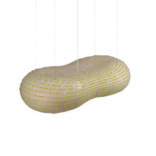 Load image into Gallery viewer, Cloud Pendant Light in Bamboo/Lime (Large).

