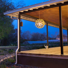 Load image into Gallery viewer, Coral Outdoor Pendant Light Outside Area.

