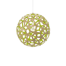 Load image into Gallery viewer, Coral Pendant Light in Bamboo/Lime (Large).
