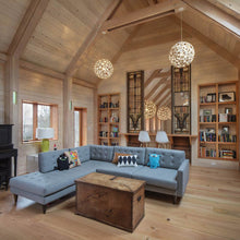 Load image into Gallery viewer, Coral Pendant Light in living room.
