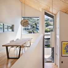 Load image into Gallery viewer, Coral Pendant Light in dining room.
