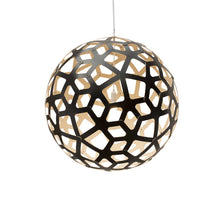 Load image into Gallery viewer, Coral Pendant Light in Black/Bamboo (X-Large).
