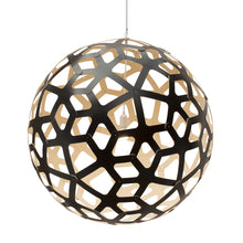 Load image into Gallery viewer, Coral Pendant Light in Black/Bamboo (XXX-Large).
