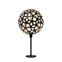 Load image into Gallery viewer, Coral Table Lamp in Bamboo/Black.

