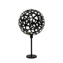 Load image into Gallery viewer, Coral Table Lamp in Black/Black.
