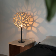 Load image into Gallery viewer, Coral Table Lamp in bedroom.
