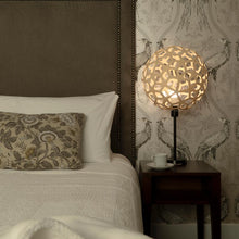 Load image into Gallery viewer, Coral Table Lamp in bedroom.
