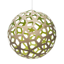 Load image into Gallery viewer, Coral XL Pendant Light in Bamboo/Lime.
