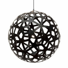 Load image into Gallery viewer, Coral XL Pendant Light in Black/Black.
