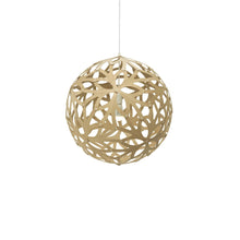 Load image into Gallery viewer, Floral Pendant Light in Bamboo/Bamboo (Medium).
