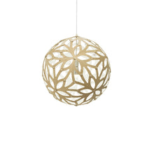 Load image into Gallery viewer, Floral Pendant Light in Bamboo/White (Medium).

