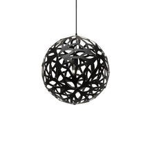 Load image into Gallery viewer, Floral Pendant Light in Black/Black (Medium).
