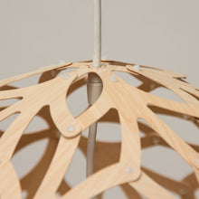 Load image into Gallery viewer, Floral Pendant Light in Detail.

