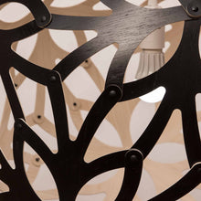 Load image into Gallery viewer, Floral Pendant Light in Detail.

