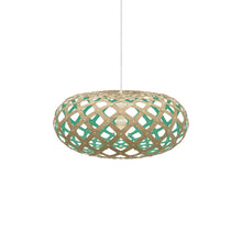 Load image into Gallery viewer, Kina Pendant Light in Bamboo/Aqua (Small).
