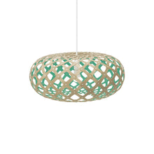 Load image into Gallery viewer, Kina Pendant Light in Bamboo/Aqua (Medium).
